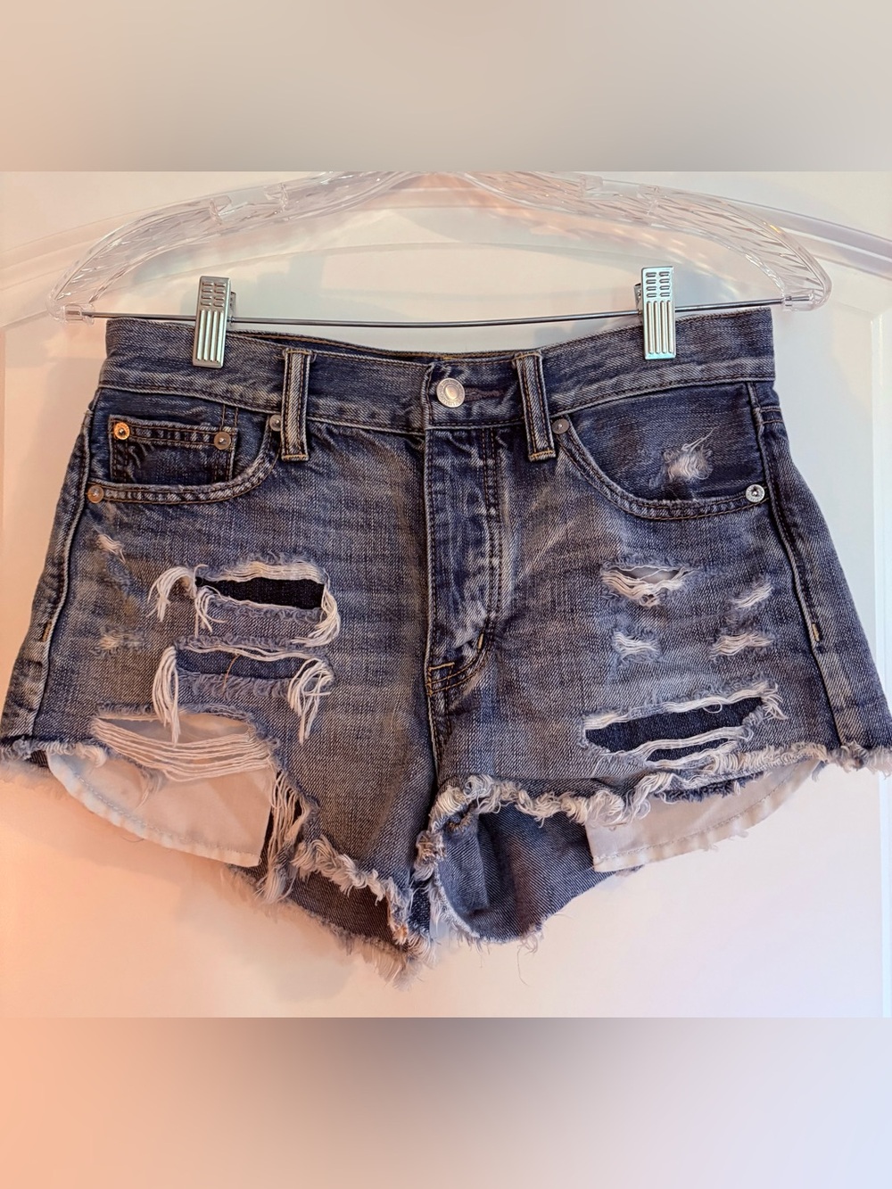 Women’s American Eagle Cut Off Blue Jean Shorts